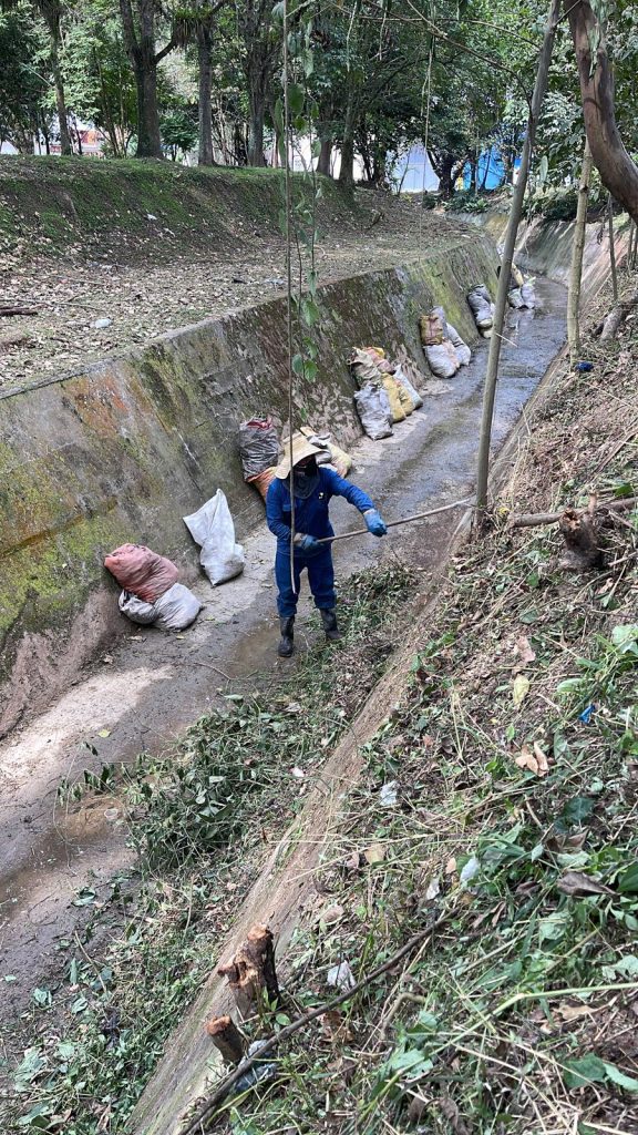 EMPITALITO E.S.P. avanza en el proyecto de limpieza y mantenimiento del Zanjón de los Tiestos