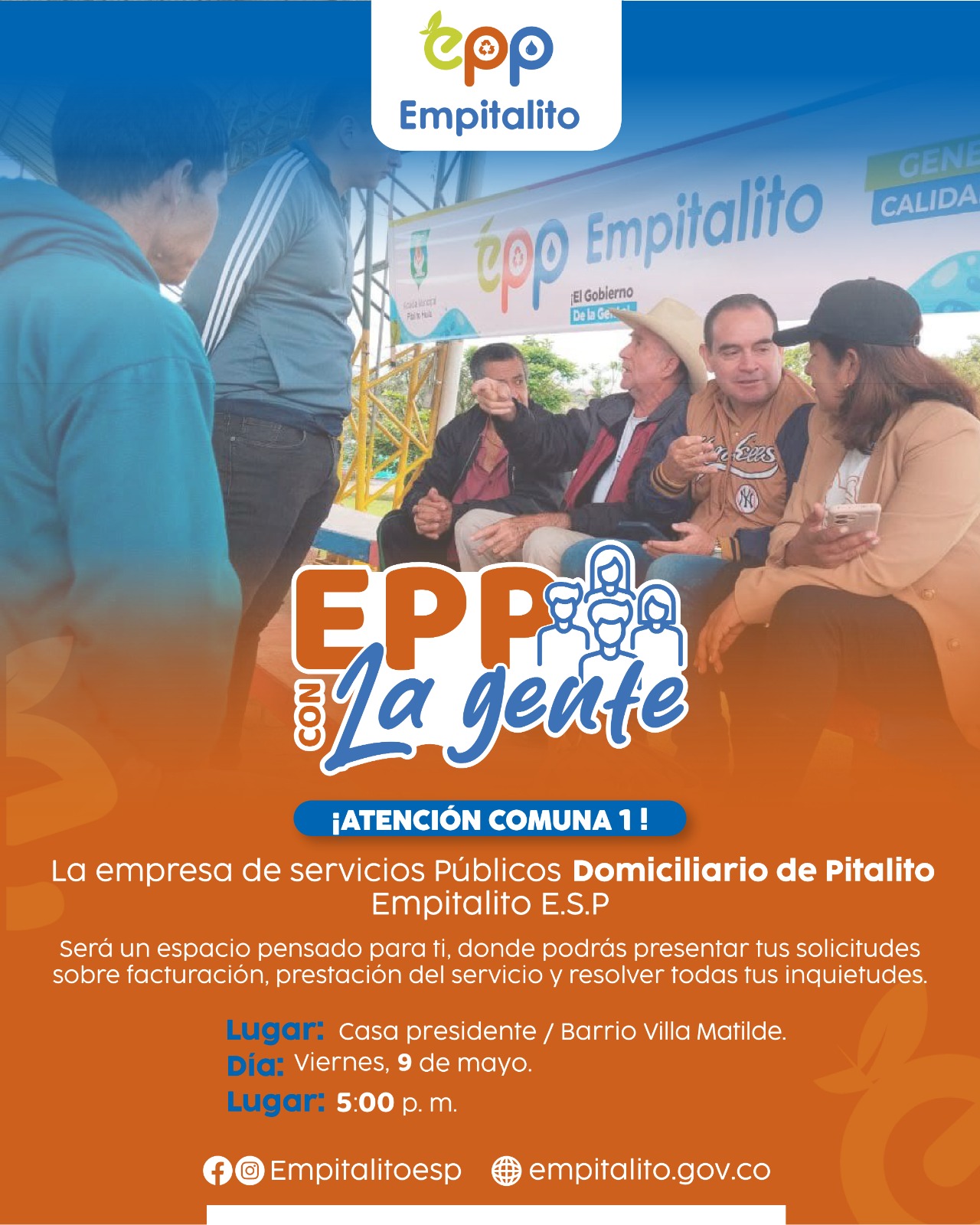 EPP con la Gente en el barrio villa matilde