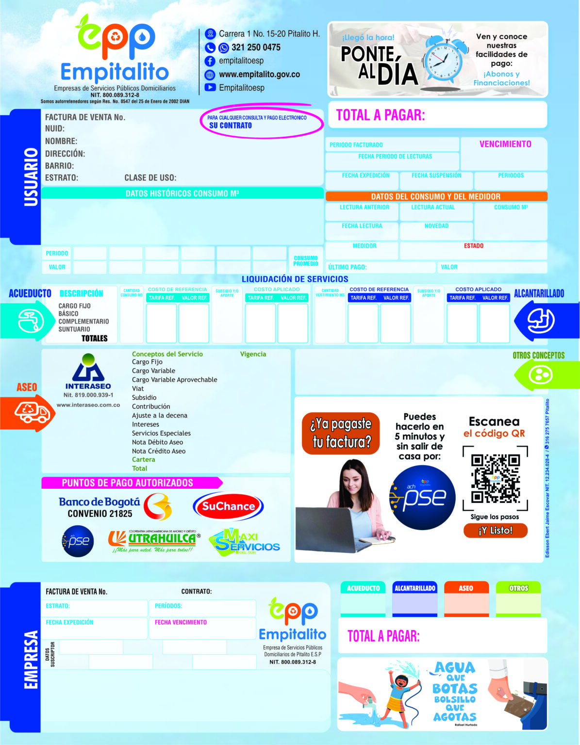 ¡Conocer tu factura es entender cómo funcionan tus servicios públicos!