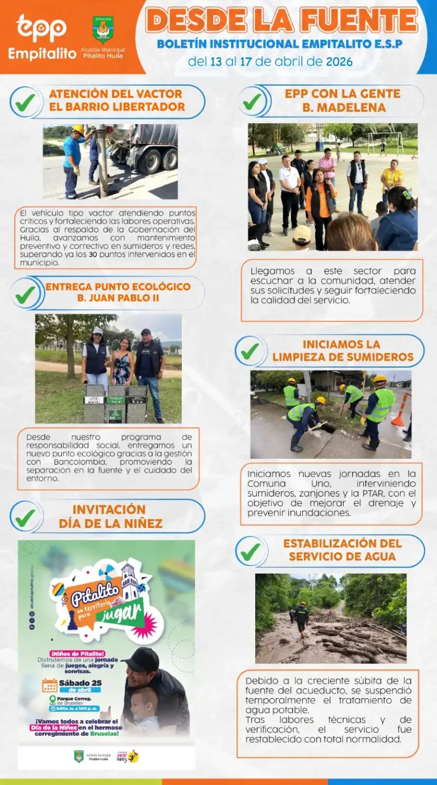 Boletín No 1 - "Desde la Fuente"