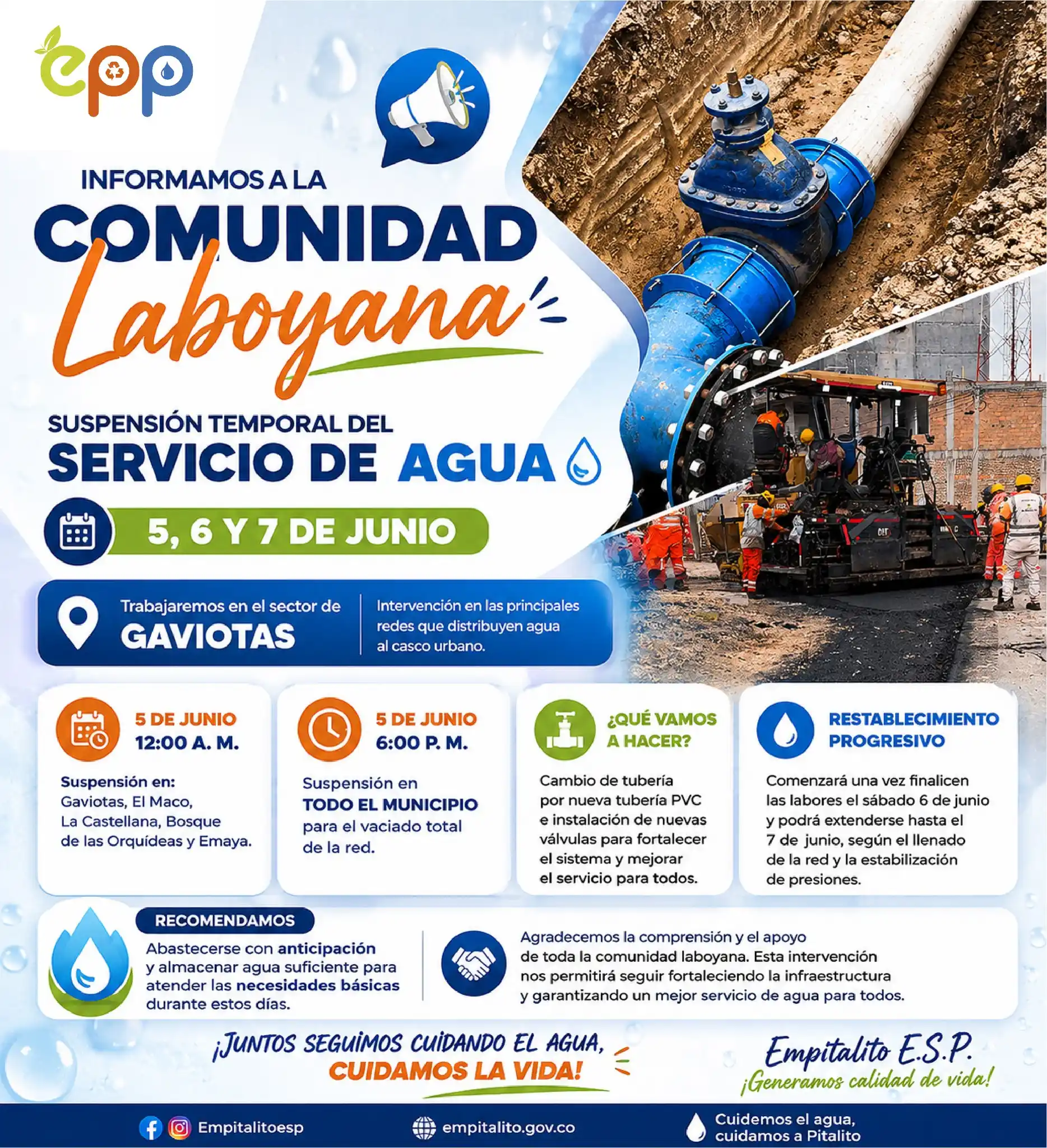 Laboyanos, programémonos con tiempo.