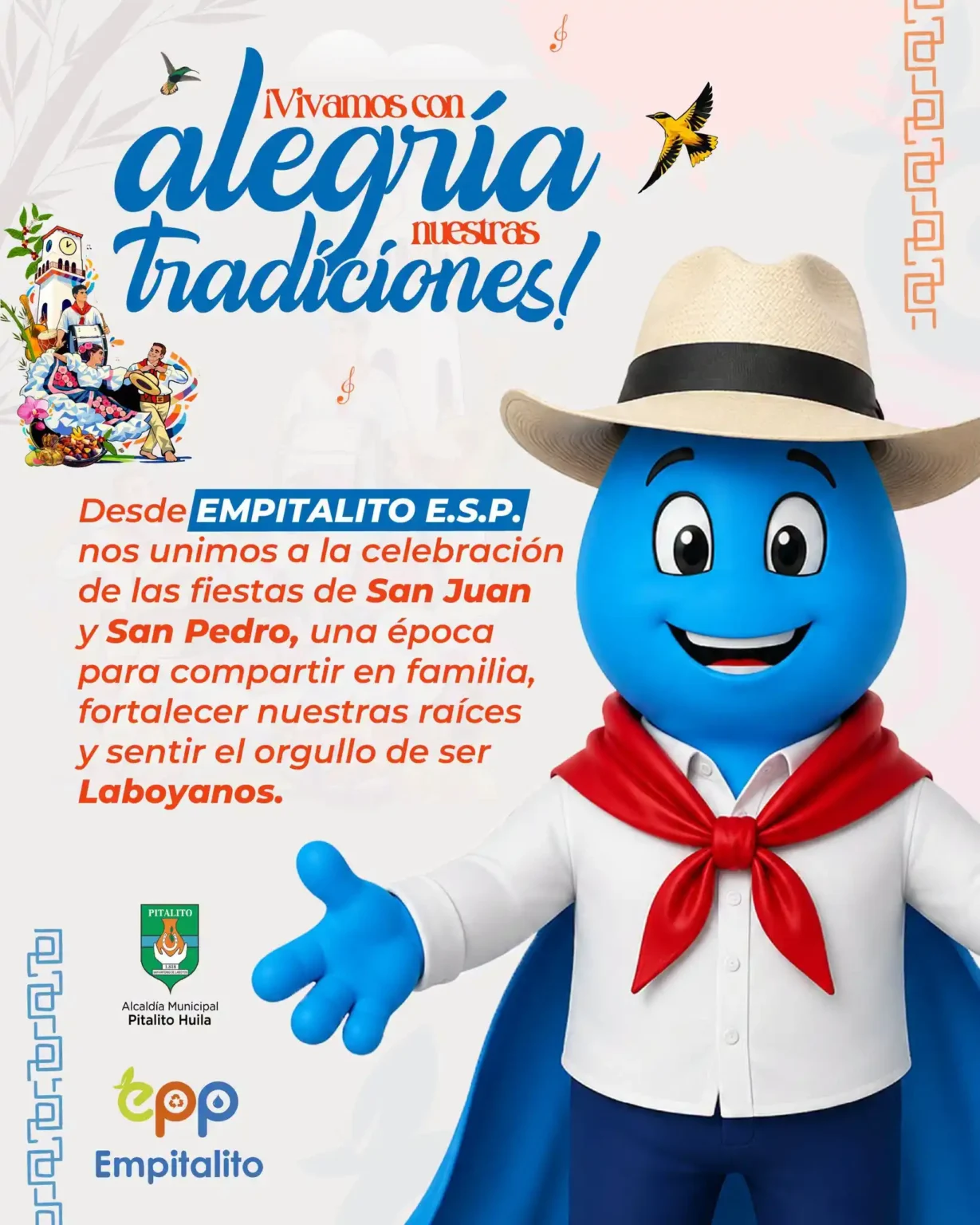 ¡Que viva nuestra cultura, nuestras raíces y el orgullo de ser laboyanos!