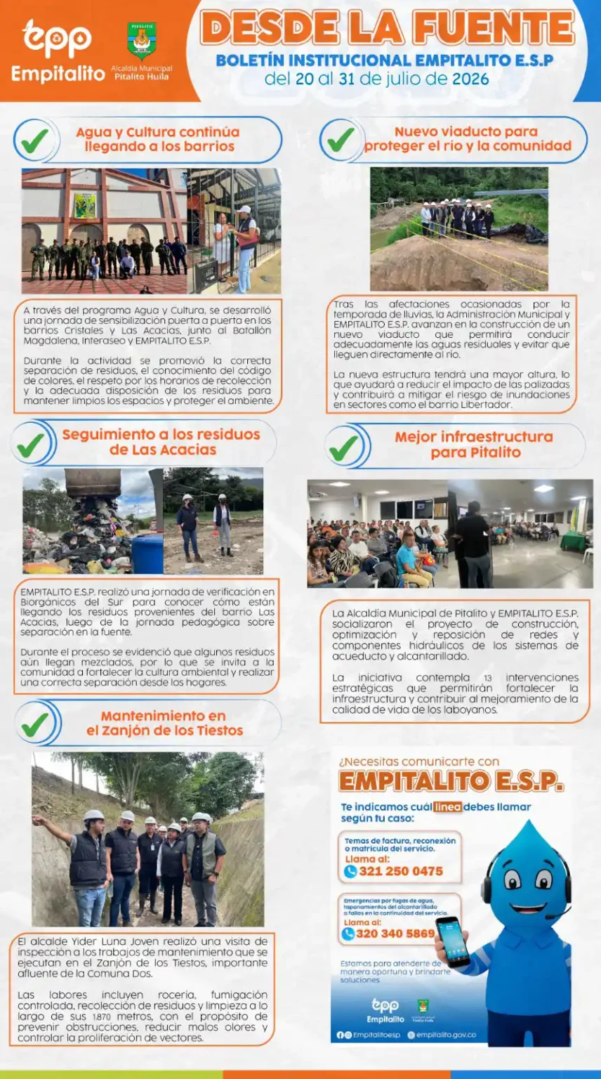 Boletín No 11 – "Desde la Fuente"