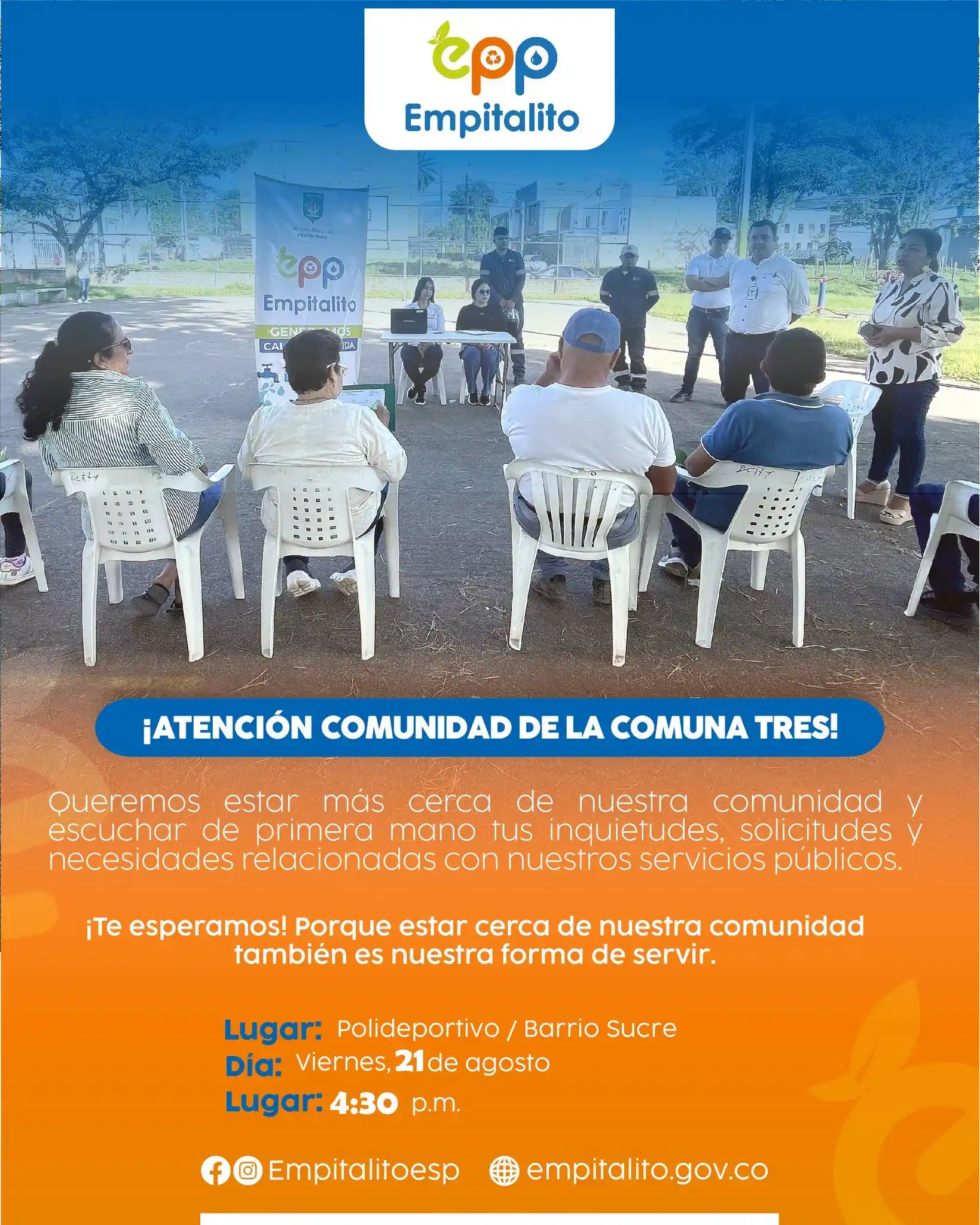 ¡Atención, comunidad de la Comuna 3!
