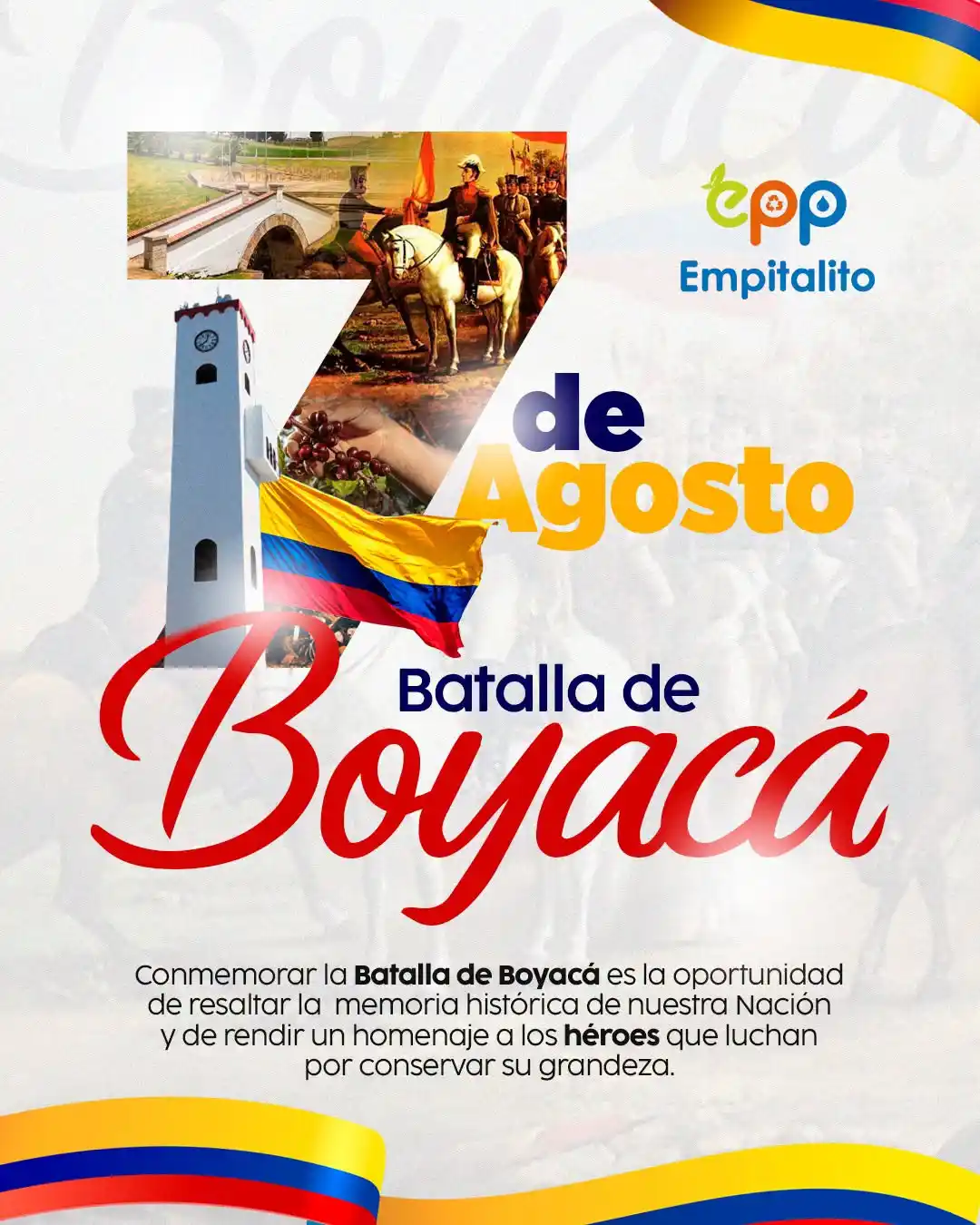 ¡Feliz Día de la Batalla de Boyacá!