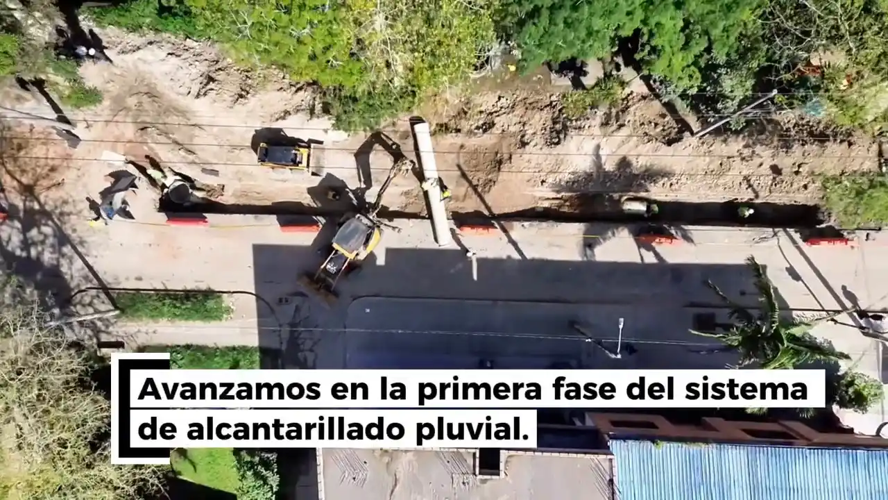Avanzamos en la primera fase del sistema de alcantarillado pluvial que beneficia a la zona céntrica de Pitalito.