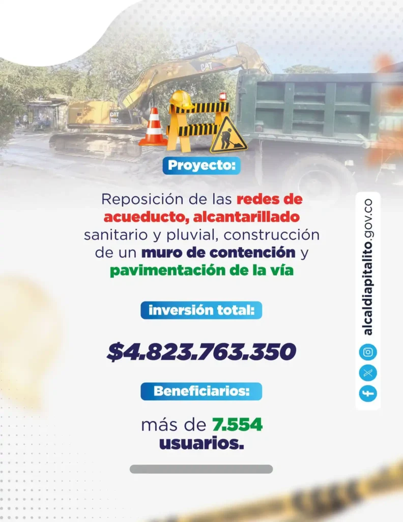 ¡Atención, Pitalito! Cierre vial en la Transversal 3ª Sur – Avenida Paisajística