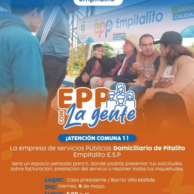 EPP CON LA GENTE – LLEGA A LA COMUNA UNO PARA ATENDER DE PRIMERA MANO A LA COMUNIDAD