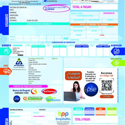 ¡Conocer tu factura es entender cómo funcionan tus servicios públicos!