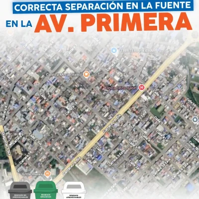 jornada de educación puerta a puerta para promover la correcta separación de los residuos sólidos desde los hogares