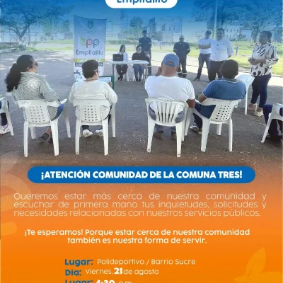 ¡Atención, comunidad de la Comuna 3!