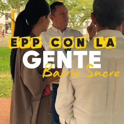 ¡EPP con la Gente llegó al barrio Sucre!