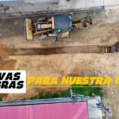 ¡Seguimos avanzando en la reposición de nuevos tramos de alcantarillado!